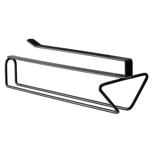 Hanging Kitchen Organizer - Wine Glass Holder, Black