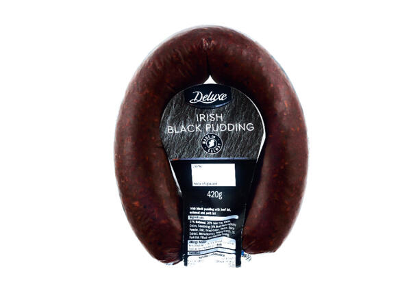 Black Pudding Horse Shoe Ring