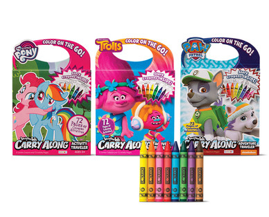 Carry Along Activity Pad With Crayons