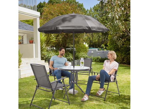 Garden Dining Set with Parasol