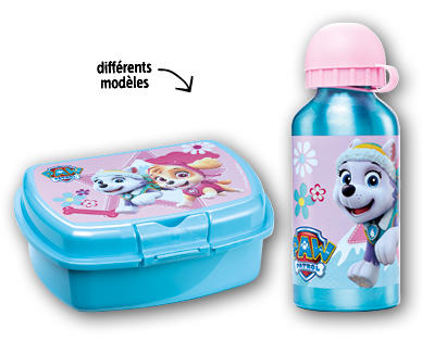 PAW PATROL/DISNEY FROZEN/FEUERWEHRMANN SAM Boîte à goûter/Gourde en aluminium