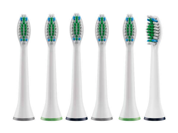 Têtes de brosse à dents de rechange, lot de 6