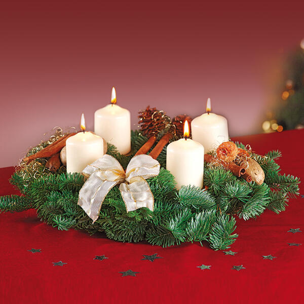 Adventskranz zum selbst Dekorieren