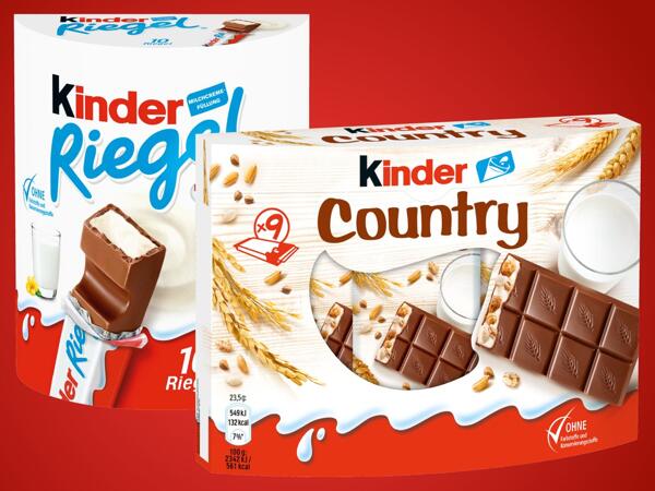 Riegel, Country oder Duplo