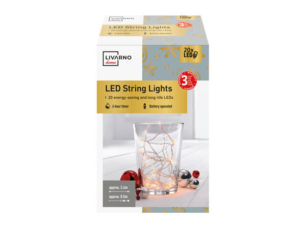 20 LED Battery Lights - Lidl - Great Britain - Specials archive