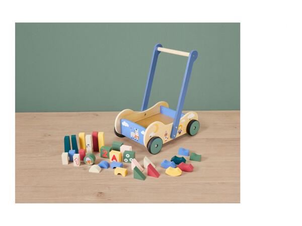 Lupilu Wooden Baby Walker/​Activity Cube