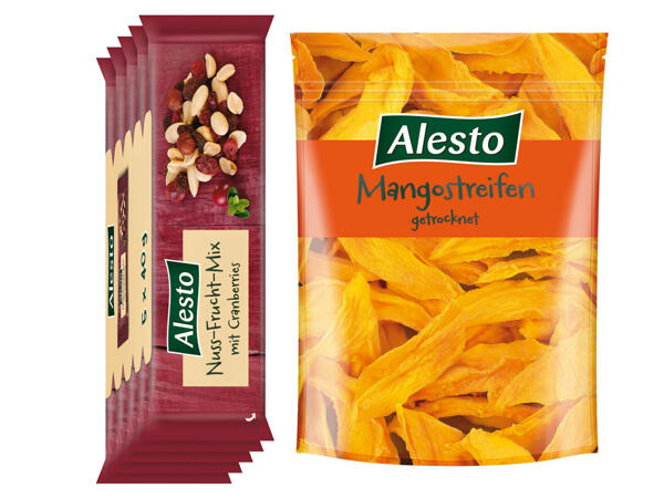 Getrocknete Mangostreifen/Nuss-Frucht-Mix
