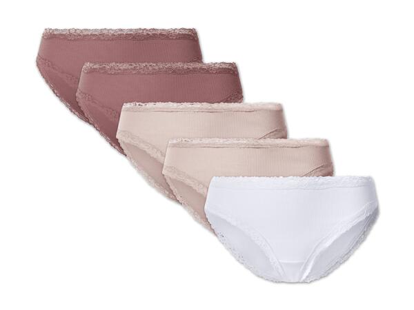 Damen Slip, 5 Stück