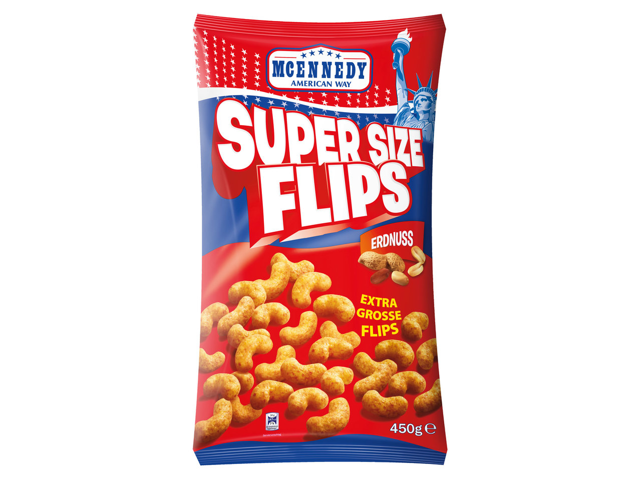 MCENNEDY Riesen Erdnussflips