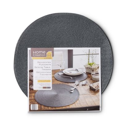 Gevlochten placemats, 4 st.