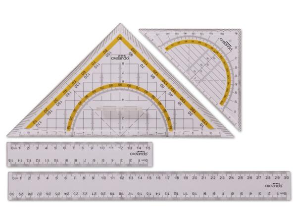 Geometrie-Set, 4-teilig