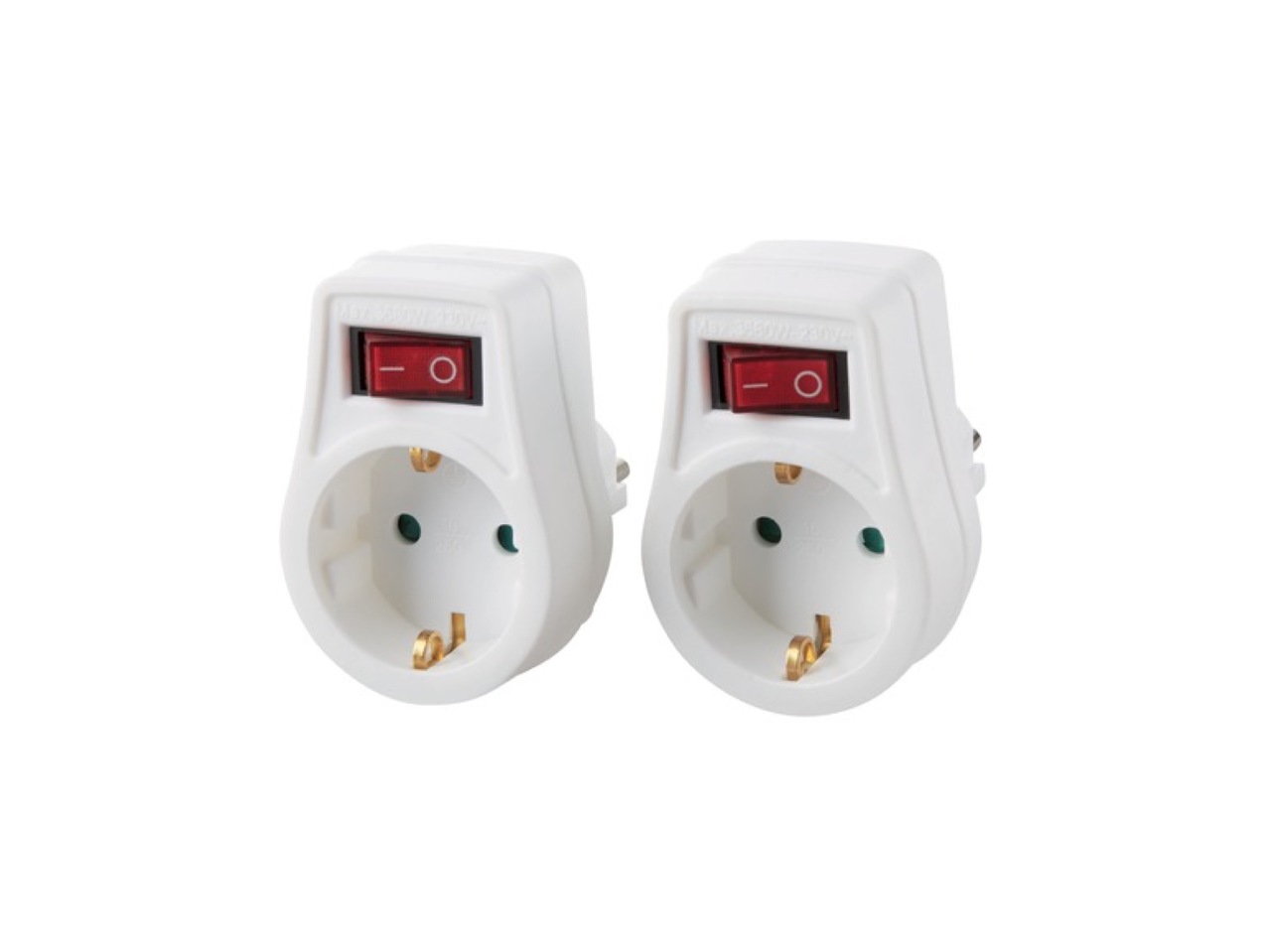 Eluttagsbrytare, 2-pack1