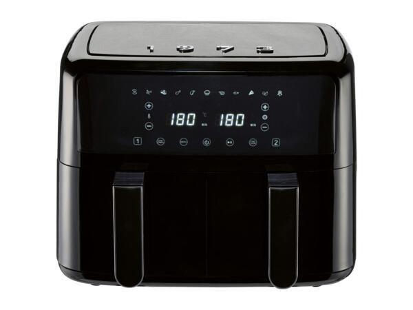 Silvercrest Black Dual Basket Air Fryer