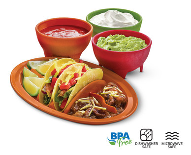 Crofton Taco Plates or Serving Bowls