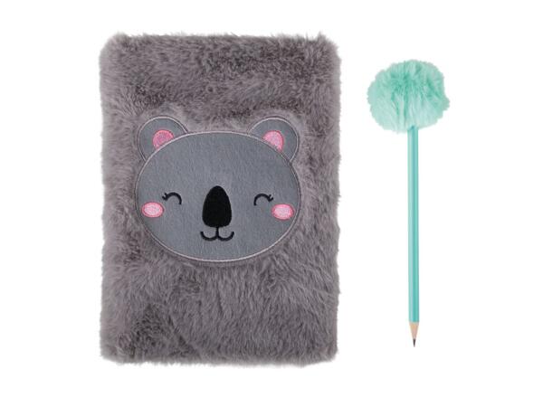 Crelando Notebook with Fluffy Cover