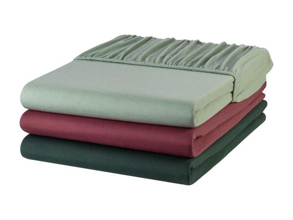 Jersey Fitted Sheet Double