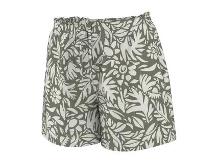ESMARA Ladies' Patterned Linen Blend Shorts