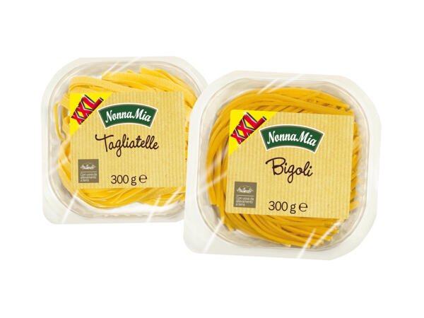 "Tagliatelle" or "Bigoli"
