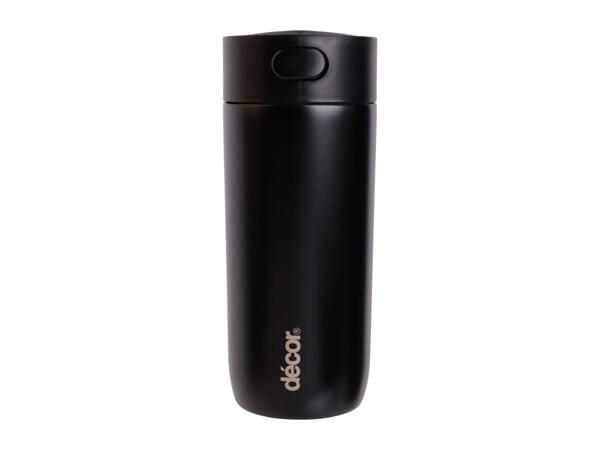 Insulated Double Wall Coffee Cup/​Mug - Black