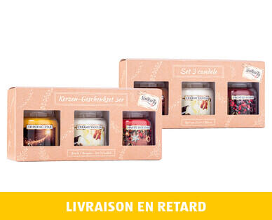 COFFRET CADEAU AVEC BOUGIES