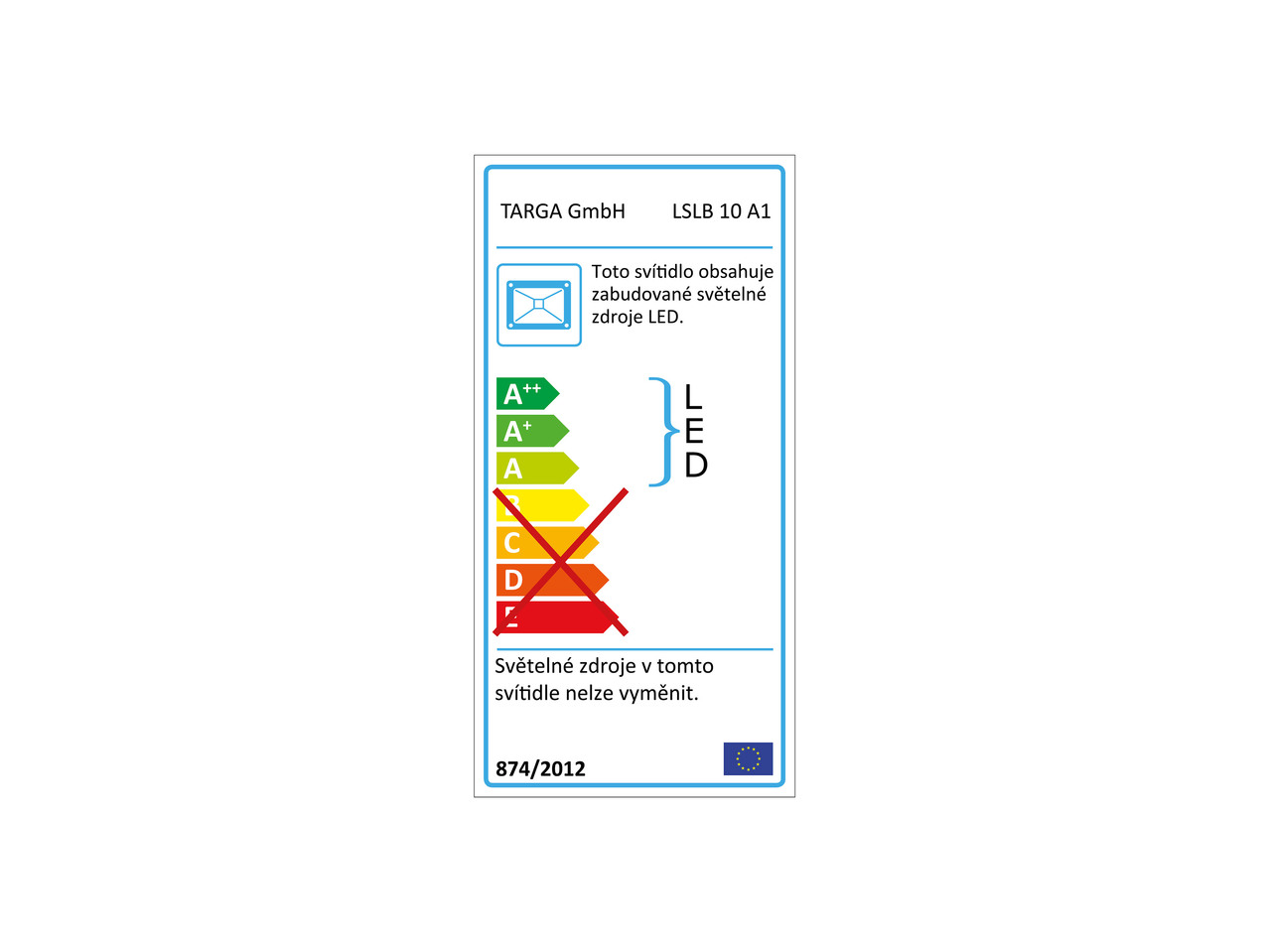 LED venkovní reflektor 10 W