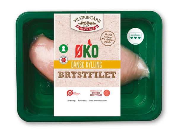 Vilstrupgård Økologisk dansk kyllingebrystfilet