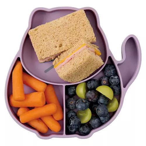 Cat Shaped Silicone Snack Plate