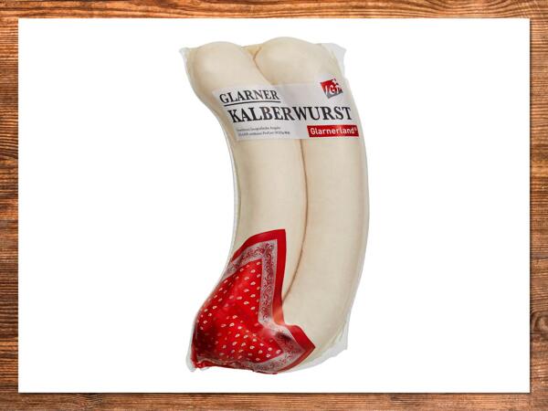 Saucisses de veau "Glarner ­Kalberwurst" IGP