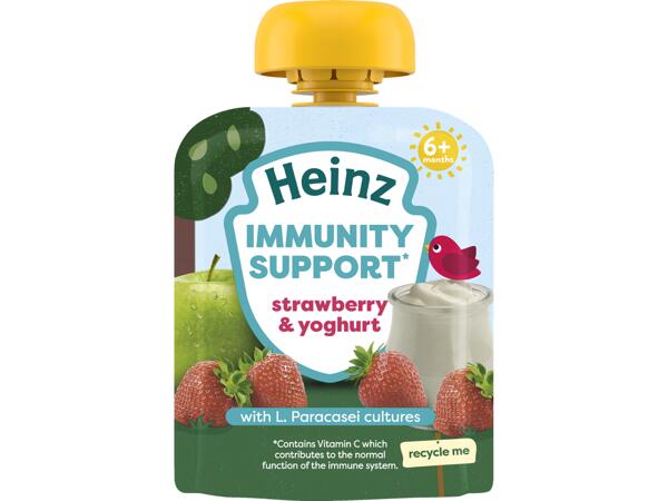 Heinz Immunity Support Strawberry & Yoghurt Pouch