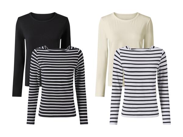Langarmshirts, 2er-Set
