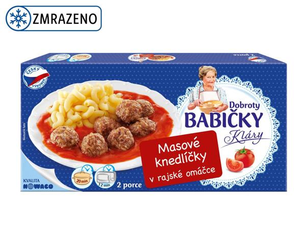 MASOVÉ KNEDLÍČKY V RAJSKÉ OMÁČCE