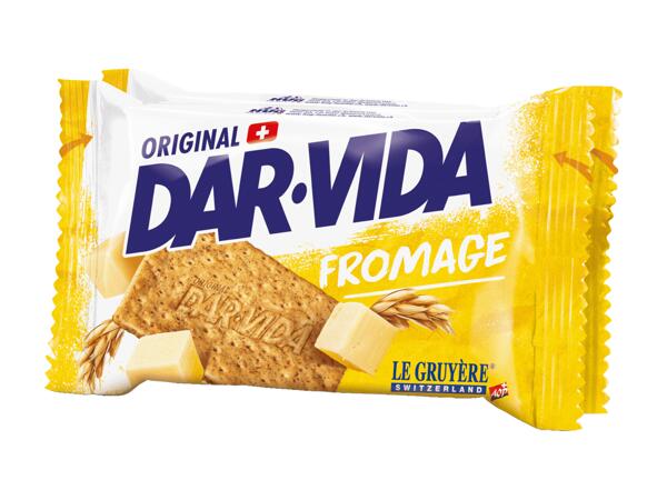 Crackers fromage DAR-VIDA, pack de 2