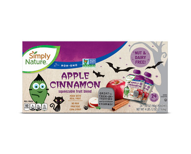 SimplyNature Halloween Fruit Squeezies