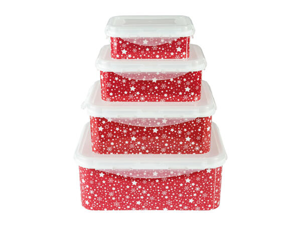 Ernesto Christmas Food Storage Container Set