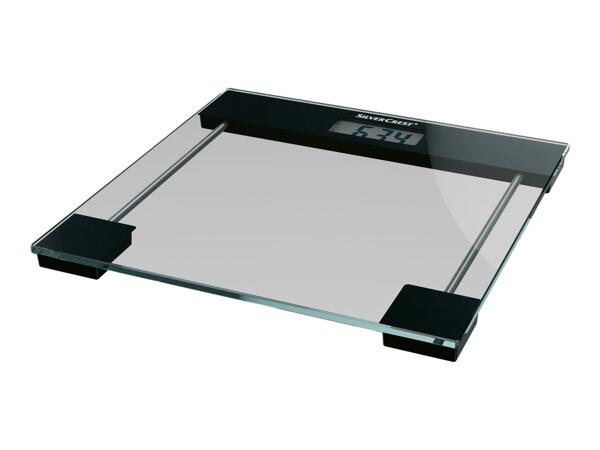 Silvercrest Personal Care Glass Bathroom Scales