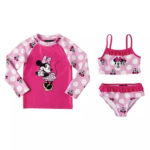 Toddler Minnie Character Swimsuit Set - 2T