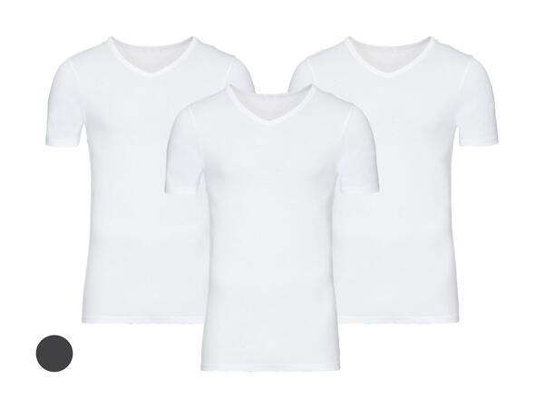Gilets de corps à nervures, lot de 3