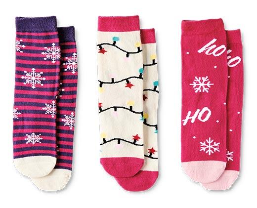 Merry Moments 
 Children's 3 Pack Holiday Socks