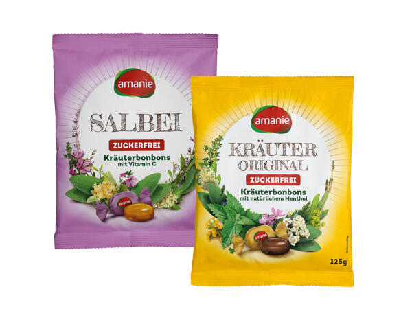 Kräuterbonbons ohne Zucker