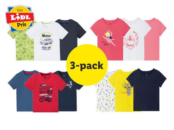 T-shirt, 3-pack