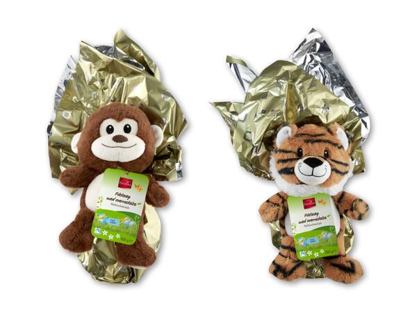FAVORINA Chokoladepåskeæg med tøjdyr