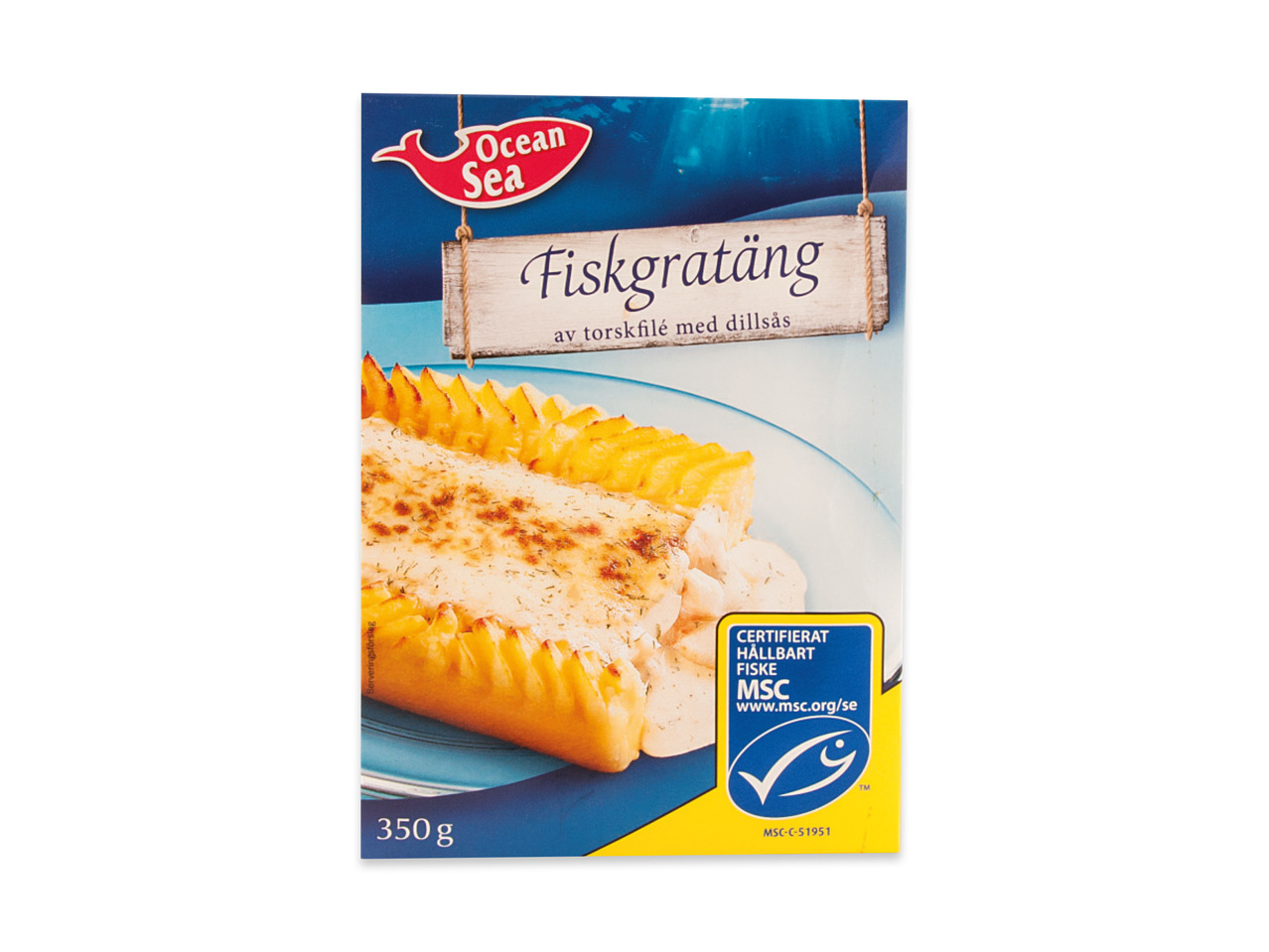 FISKGRATÄNG MED DILLSÅS