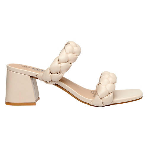 Ladies Fashion Heel Sandal - Nude, 8
