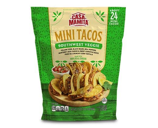 Casa Mamita Beef or Veggie Mini Tacos