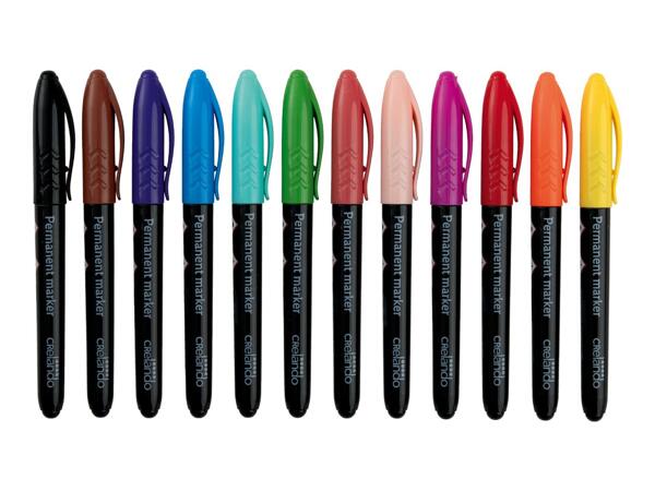 Permanent Markers - 12 Pack