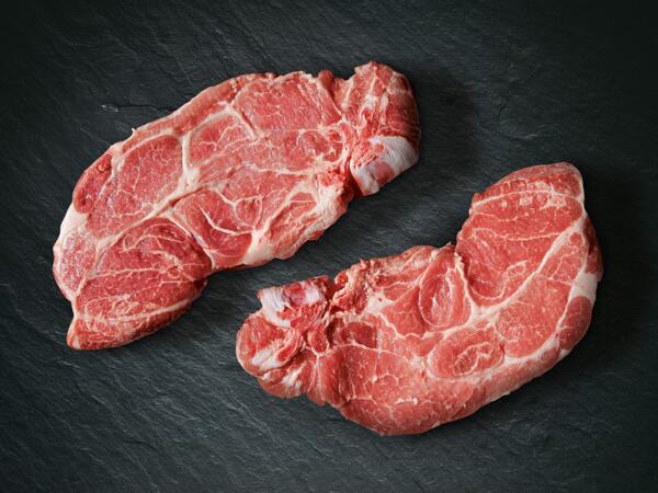 Côtelettes d'échine de porc, pack de 2