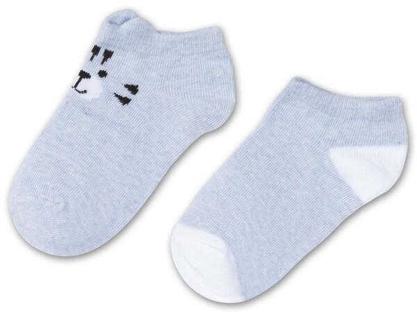 Kinder Sneakersocken, 2 Paar