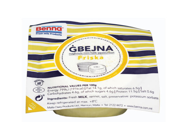 Gbejna Fresh Cheese