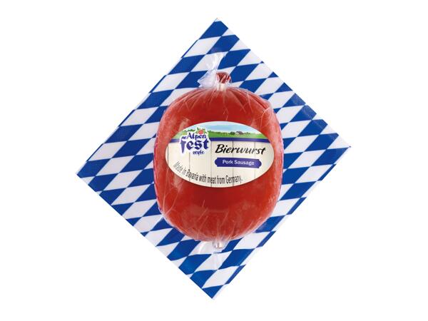 Bierwurst (pork sausage)