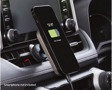 Adjustable Tablet Holder or Magnetic Phone Holder with Wireless Charge